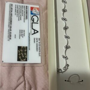14k gold Bracelet with diamonds